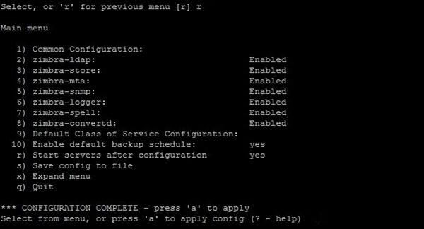 installzimbra15 installzimbra15