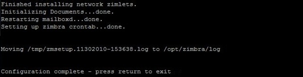 installzimbra17 installzimbra17