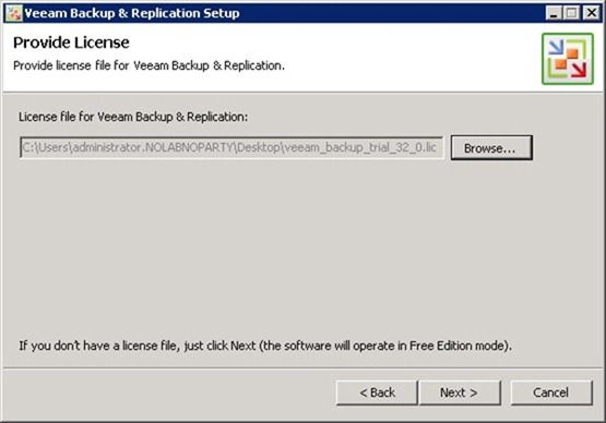 Veeam Backup License File Location