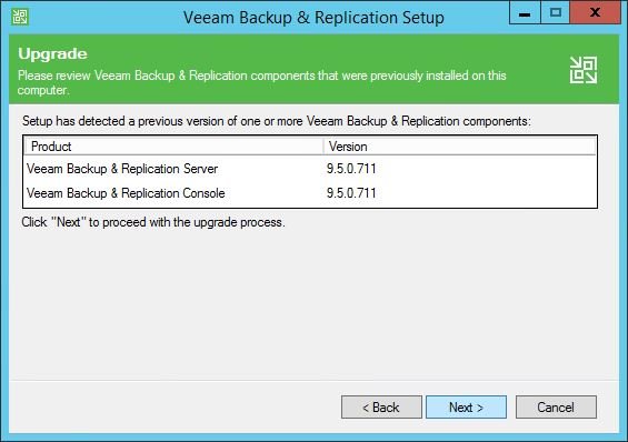 veeam backup and replication upgrade best practice