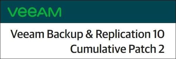 Veeam v10 Cumulative Patch 2 rilasciata