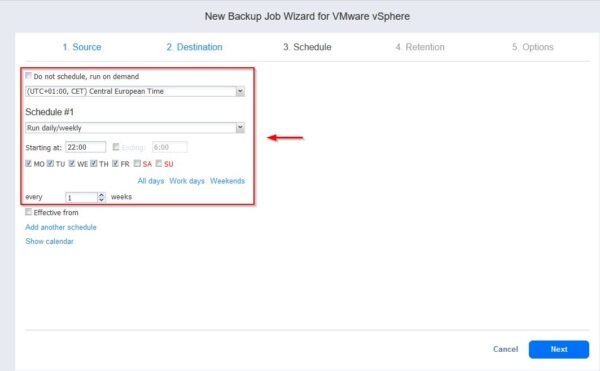 VMWare Zimbra Appliance - No Time Zones Displayed During