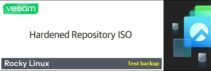 Veeam Hardened Repository ISO test backup - pt.3 Veeam Hardened Repository ISO test backup - pt.3