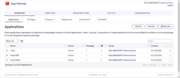 Omnissa Horizon 2503 guida upgrade: App Volumes Manager - pt.1 14 app volumes manager 14