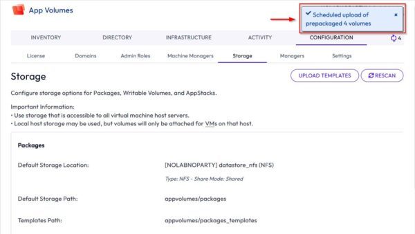Omnissa Horizon 2503 guida upgrade: App Volumes Manager - pt.1 26 app volumes manager 26