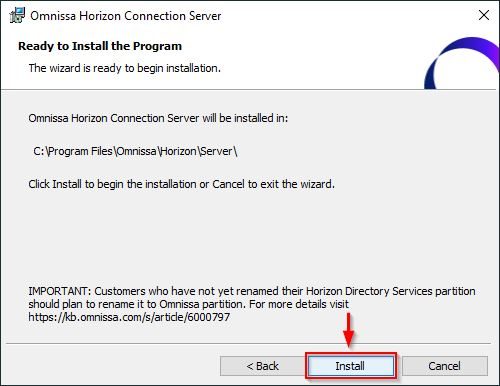 Omnissa Horizon 2503 guida upgrade: Connection Server - pt.2 14 connection server 14