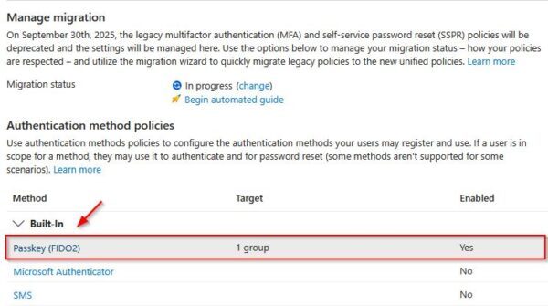 Abilitare l'autenticazione FIDO2 in Omnissa Horizon True SSO 19 autenticazione fido2 19
