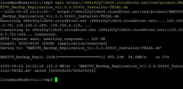 Come installare Nakivo su Proxmox VE 18 installare Nakivo su Proxmox 18