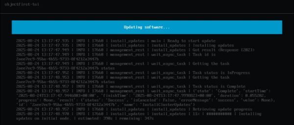 How to expand Object First OOTBI cluster 14 expand Object First OOTBI cluster 14