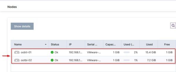 How to expand Object First OOTBI cluster 28 expand Object First OOTBI cluster 28