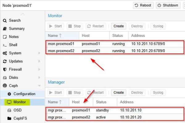 Sostituire un nodo in Proxmox con cluster Ceph 16 Sostituire un nodo in Proxmox 16