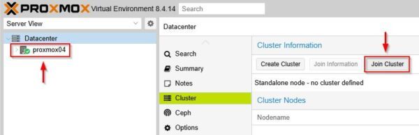 Sostituire un nodo in Proxmox con cluster Ceph 20 Sostituire un nodo in Proxmox 20