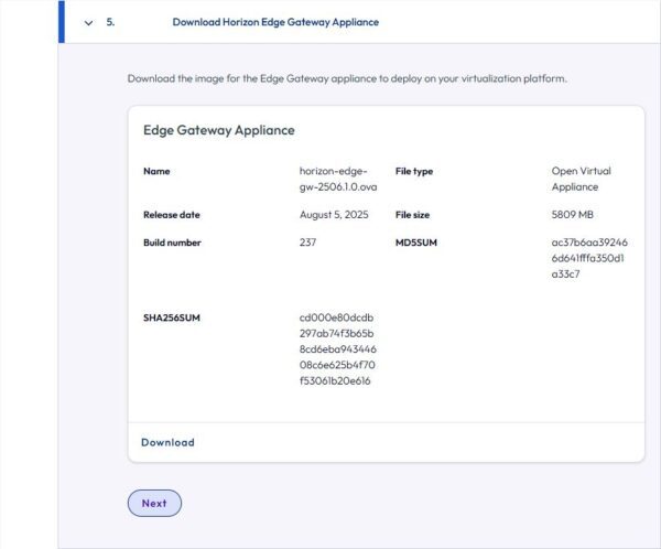Come installare Omnissa Edge Gateway 21 Omnissa Edge Gateway 21