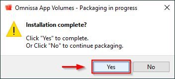 Packaging an application with Omnissa App Volumes 31 Packaging an application 31