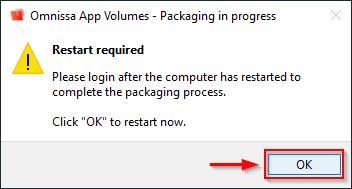Packaging an application with Omnissa App Volumes 33 Packaging an application 33