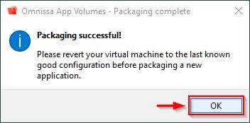Packaging an application with Omnissa App Volumes 35 Packaging an application 35