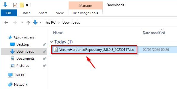 Veeam ISO Hardened Repository: rimozione manuale dei backup 3 Veeam ISO Hardened Repository 3