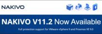 Nakivo v11.2 released with full vSphere 9 and Proxmox 9 support Nakivo v11.2 released with full vSphere 9 and Proxmox 9 support
