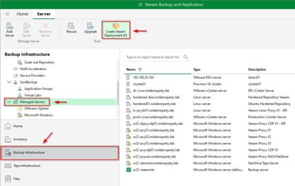 Using the Veeam Deployment Kit 1 veeam deployment kit 1