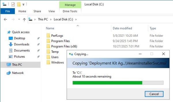 Using the Veeam Deployment Kit 11 veeam deployment kit 11