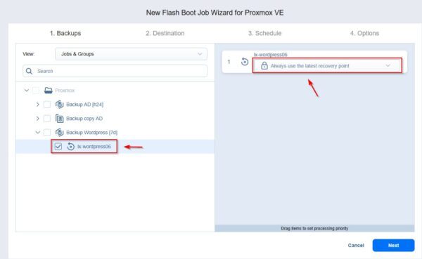 Nakivo Instant Recovery per Proxmox VE: guida completa 5 nakivo instant recovery 5