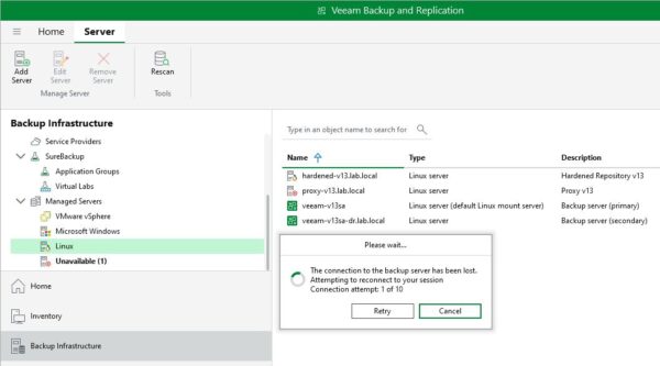 Veeam High Availability Cluster: failover e automazione - pt.2 2 Veeam High Availability Cluster 2