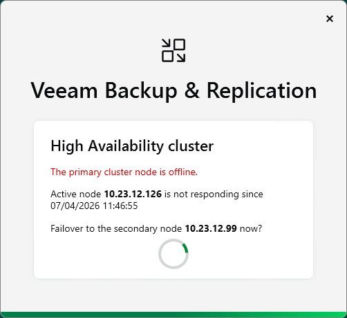 Veeam High Availability Cluster: failover e automazione - pt.2 8 Veeam High Availability Cluster 8