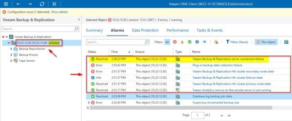 Veeam High Availability Cluster: failover e automazione - pt.2 13 Veeam High Availability Cluster 13