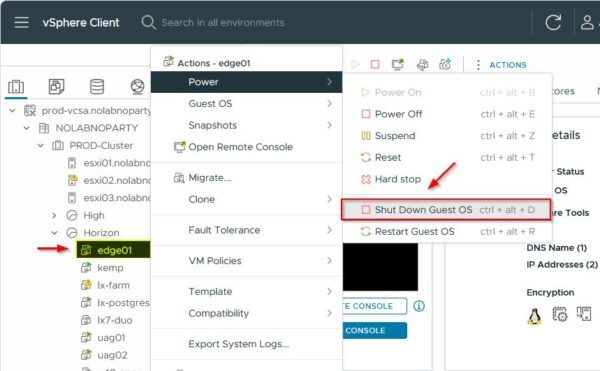 Aggiornare Omnissa Edge Gateway 1 edge gateway 1