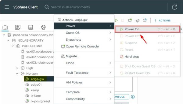 Aggiornare Omnissa Edge Gateway 20 edge gateway 20