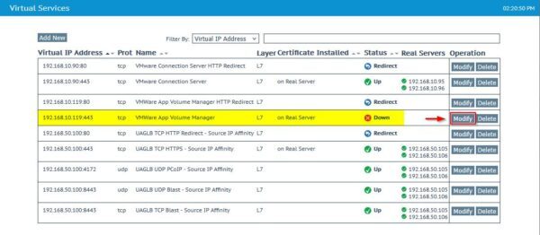 Scaling Omnissa App Volumes Manager con load balancer Kemp 26 Scaling Omnissa App Volumes 26