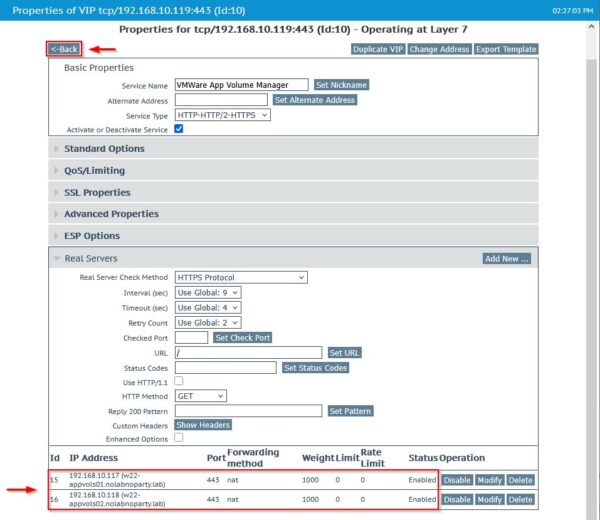 Scaling Omnissa App Volumes Manager con load balancer Kemp 34 Scaling Omnissa App Volumes 34