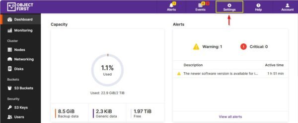How to upgrade Object First OOTBI cluster 5 upgrade Object First OOTBI cluster 5