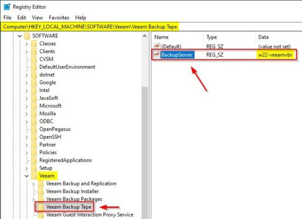 Veeam Tape Library errore "VBR isn't current owner" 3 VBR isn't current owner 3