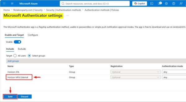 Configurare l'accesso cross-domain a Omnissa Horizon utilizzando i Guest Account di Entra ID 7 Guest Account di Entra ID 7