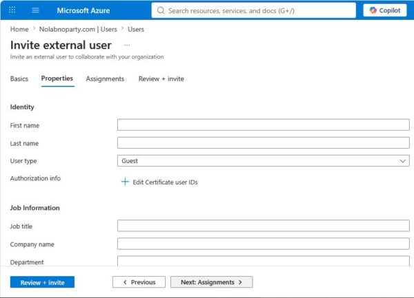 Configurare l'accesso cross-domain a Omnissa Horizon utilizzando i Guest Account di Entra ID 12 Guest Account di Entra ID 12