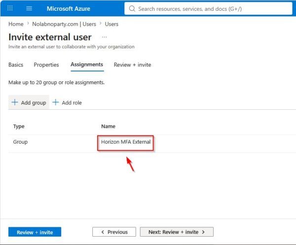 Configurare l'accesso cross-domain a Omnissa Horizon utilizzando i Guest Account di Entra ID 15 Guest Account di Entra ID 15