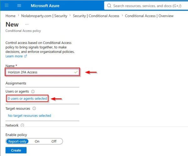 Proteggere Omnissa Horizon con Microsoft Entra ID 2FA 23 Microsoft Entra ID 2FA 23