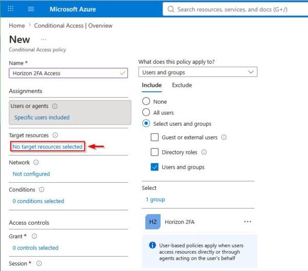 Proteggere Omnissa Horizon con Microsoft Entra ID 2FA 26 Microsoft Entra ID 2FA 26