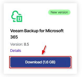 Veeam Backup for Microsoft 365 v8.5 released 1 Veeam Backup for Microsoft 365 v8.5 1