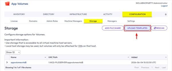 Configurazione Omnissa App Volumes In-Guest VHD - pt.2 13 App Volumes In-guest VHD 13