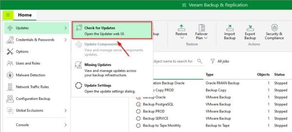 Veeam Appliance 13.1 upgrade procedure 1 Veeam Appliance 13.1 upgrade 1