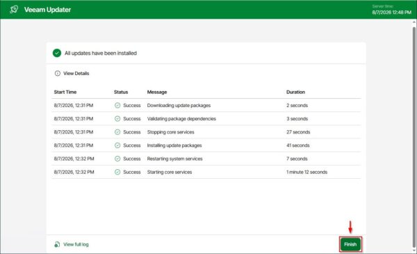 Veeam Appliance 13.1 upgrade procedure 13 Veeam Appliance 13.1 upgrade 13