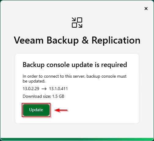 Veeam Appliance 13.1 upgrade procedure 15 Veeam Appliance 13.1 upgrade 15