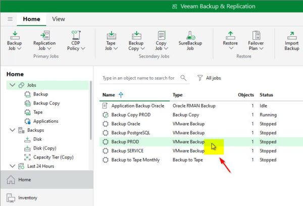 Il puntatore del mouse scompare nella console di Veeam 9 puntatore del mouse scompare 9